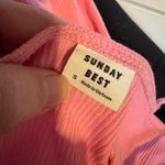 Sunday Best Revolve Pink Mini Dress Womens S Sleeveless Ribbed Baddie Casual Photo 9
