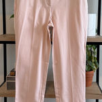Talbots  Mid-Rise Curvy Blush Pink Ankle Woven Twill Career Dress Pant Trouser 10 Photo 0