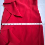 Cinq à Sept Kimberlin Ruffle Cascade Red Dress Size 4 Photo 13