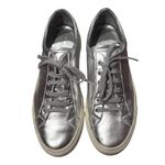 WOMAN by COMMON PROJECTS Achilles Retro Leather Low Top Sneakers Silver Size 38 Photo 5