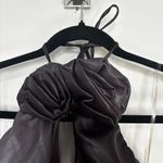 House Of CB 'Olivia' Bitter Chocolate Vegan Leather Mini Dress NWT Photo 4