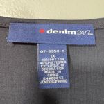 Denim 24/7 Vintage 80's Luxury Gold Sequin Glam Top Photo 5