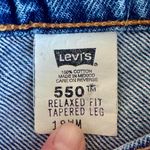 Levi's Vintage 90’s Levi’s 550 Relaxed Fit Tapered Straight Leg High Rise Jeans Size 18 Photo 6