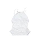 ANDIE NWT  The Asbury Ribbed One Piece Swimsuit UPF 50+ Removable Cups L White Photo 9
