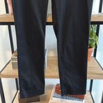 Banana Republic  Hampton Cropped Capri Mid-Rise Black Woven Career Dress Pant Tro Photo 2