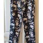 INC International Concepts slim fit Flower Pants black and white SZ 30W/33L Photo 0
