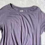 Calia Purple Long Sleeve Cropped Tie Top Size M Photo 1