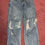 Princess Polly asymmetrical wide leg jeans Photo 0