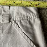 Rafaella Twill Cotton Skirt in Light Kaki. Photo 9