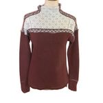 Free People  Nordic Fair Isle Mock Neck Pullover Sweater Sweatshirt Photo 1