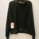 Hudson Gray NWT  Olive green Sherpa sz small. Photo 1