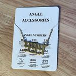 Angel Number Necklace Gold Photo 0