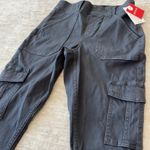 Spanx Women  Cargo‎ Pants Size S Petite Black Stretch Twill Ankle Pull On NEW NWT Photo 0