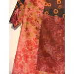 Anthropologie Porridge Clothing Patchwork Floral Mesh Short Sleeve Top Size XS Pink Photo 3