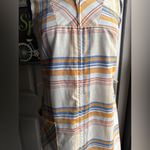 Vintage Komar Leisurely Living sleeveless plaid zip shift dress, size small Blue Photo 2