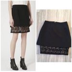 Topshop Black Lace Overlay Skirt Photo 1