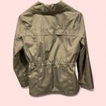 Studio Works Cute vintage 90s creamy tan windbreaker lined jacket pockets rain weather Photo 1