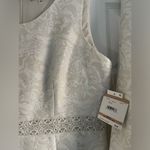 NWT Kasper Ivory Jacquard Dress and Jacket Set Aand Dollar Size 12 Photo 3