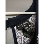 Enfocus Studio  Dress Black Turquoise Sleeveless Geometric Boho Dress 18W Photo 3