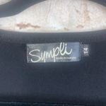 Sympli Black Jersey Knit Cutout Top Size 14 Photo 5