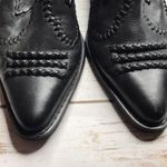 White Mountain  Black Mules Booties Chunky Heel size 7 Photo 1