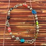 CAbi Colorful Beaded Necklace with Gold Accents 18” Photo 2