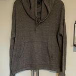 Barefoot Dreams  Gray Cozychic Lite Pebble Beach Cowl Neck Sweater Size Medium Photo 0