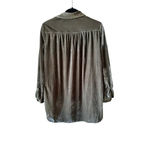 Yoins  forest green Velvet tunic/mini shirt dress lagenlook unique city chic 4 Photo 1