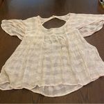 Free People  | New Romantics | Rainbow Sheer Flower Bud Embroidered Tunic Photo 7