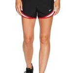 Nike Dri-Fit XS Womens Athletic Shorts Black/White/Red Photo 0