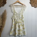 For Love & Lemons  dress mini dress lace slip satin open back Photo 2