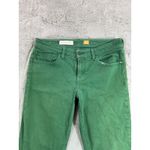 Pilcro and the Letterpress Green Denim Pants Size 31 Stretch Casual School Photo 2