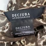 DECJUBA ACCESSORIES Women's Brown Leopard Print Modal Scarf Photo 2