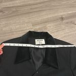 Vintage black structured coat Gold Size 12P Photo 7