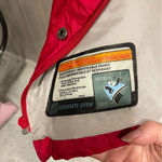 Columbia Cute red ran jacket hood lined good quality pockets water resistant Photo 5