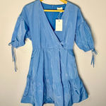 Ted Baker  Blue Ruffled Tiered Dress | 4 Photo 0