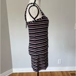 Olivaceous size medium mini rib knit dress striped sundress tank festival NWT Photo 2