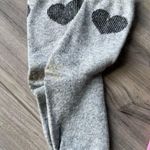 Gray Heart and Pink Flamingo Socks Multiple Photo 1