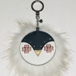 Kate Spade Penguin Key Fob Pom Pom Black White Photo 0