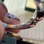 Elegant 925 Silver Women's Ring moissanite size 7 NWT Photo 3