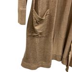 Abercrombie & Fitch brown long cardigan with pockets Lagenlook academia Medium # Photo 3