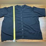 Torrid  Plus Size 4X Black Everyday Soft Cardigan Crew Sweater Photo 5
