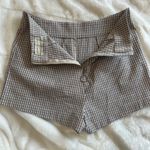 Urban Outfitters High Waist Plaid Zip Shorts Size Small Photo 1