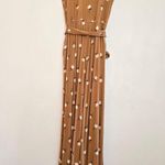 Matilda Jane camel tan marigold floral short sleeve jumpsuit Photo 2