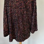 Black Sequin Open Front Cardigan Jacket Size L Photo 5