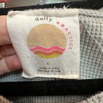 Anthropologie Daily Practice Waffle Knit Ribbed Zebra Print Maxi Dress Size L Photo 6