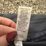 Athleta  navy blue & white pattern tank top size M Photo 9