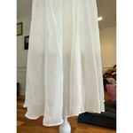 Oscar de la rente pink label vintage delicate camisole satin rosettes small White Photo 1