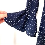 Princess Polly Navy Polka Dot Dress Size 6 Photo 4