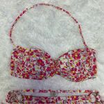 Victoria's Secret ‎ Pink and Yellow Floral Bikini Photo 1